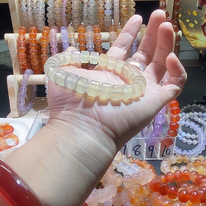 玛瑙/玉髓未镶嵌手链