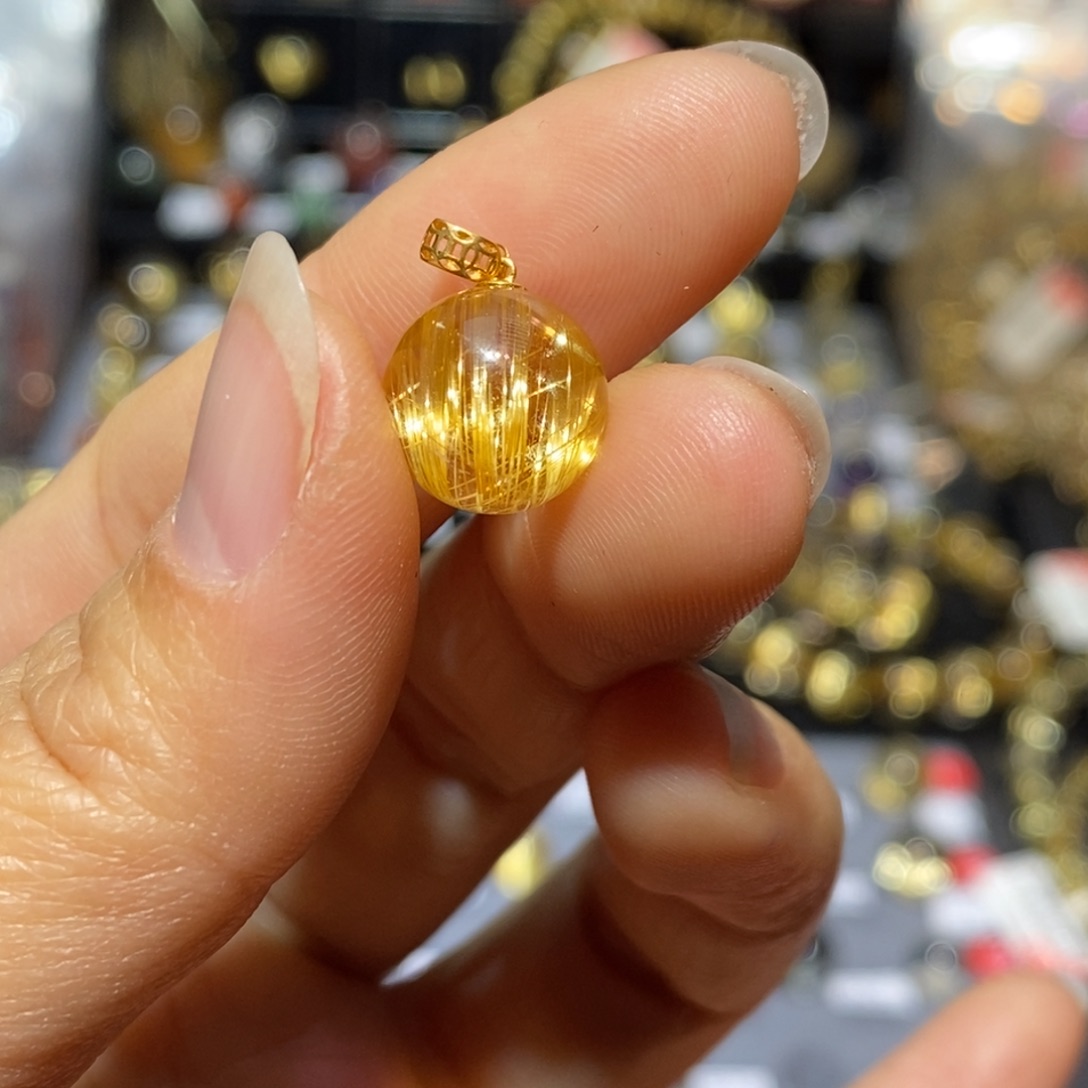 手链未镶嵌水晶吊坠