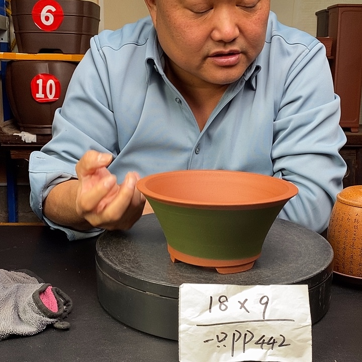 紫砂花盆货号一只