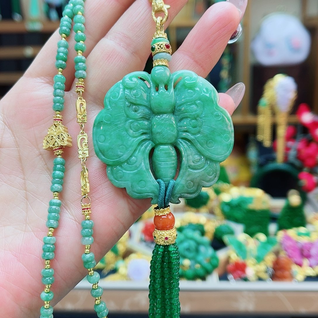 颈饰合金翡翠48小时鉴赏期