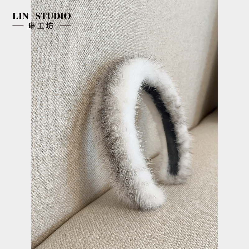 琳工坊“却尘”十字发箍时尚气质百搭复古唐琳设计师