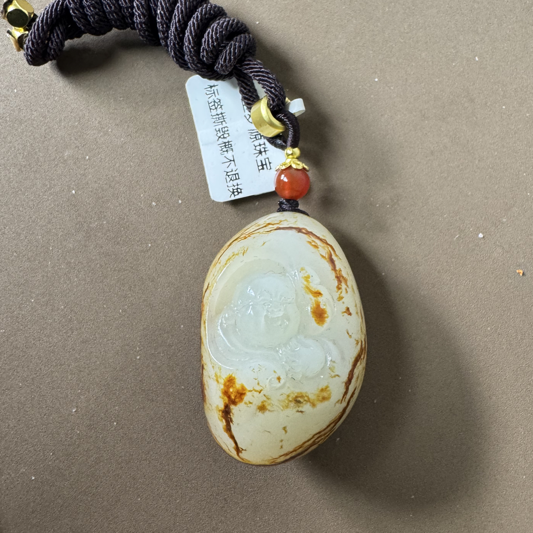 和田玉玉石挂件W0103拍一发一