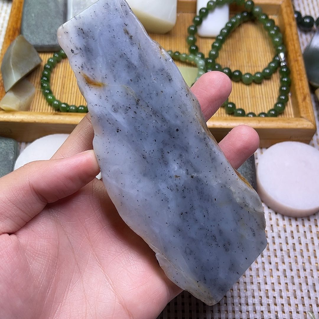 未镶嵌和田玉珠宝半成品?****水