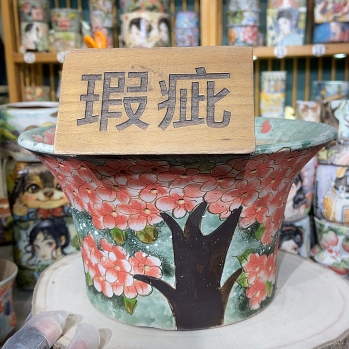 红陶景德镇艺术手绘作品