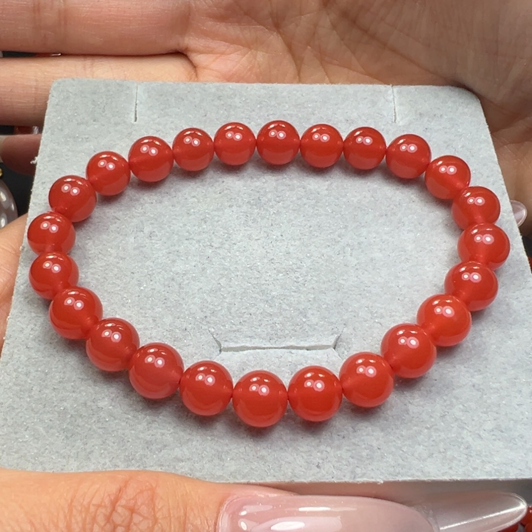 南红玛瑙未镶嵌手串