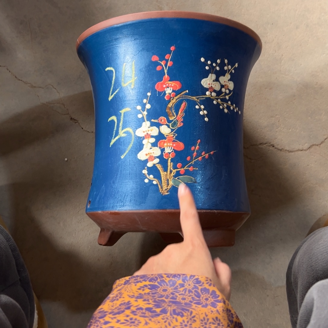 宜兴川阁紫砂花盆单个