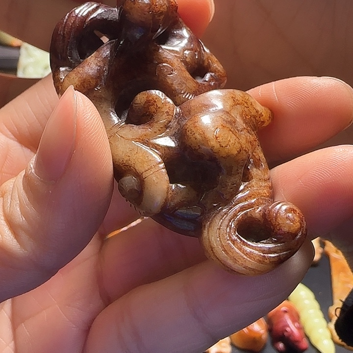 和田玉车挂未镶嵌