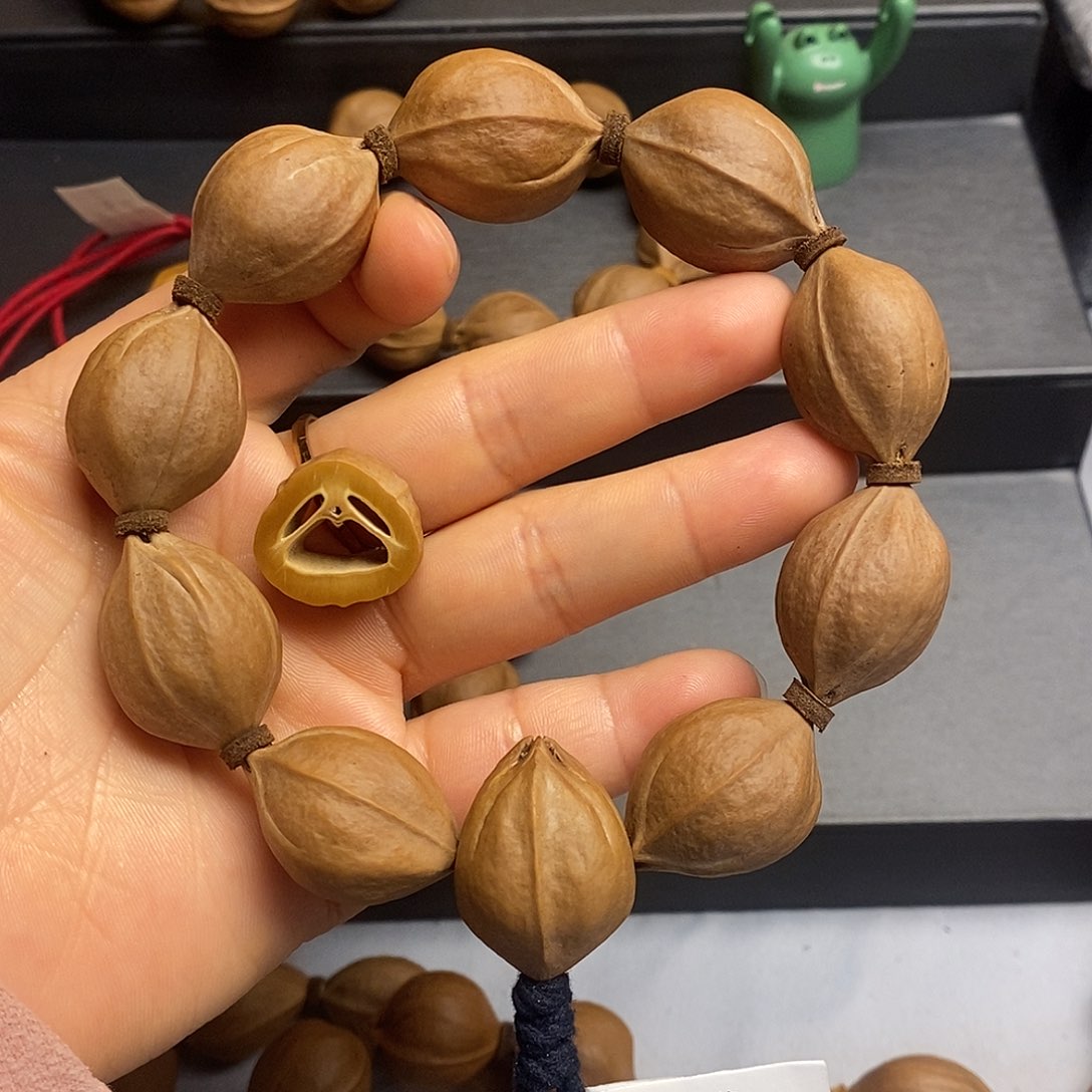 橄榄核手串/手链?****?梅林铁核21/28左右