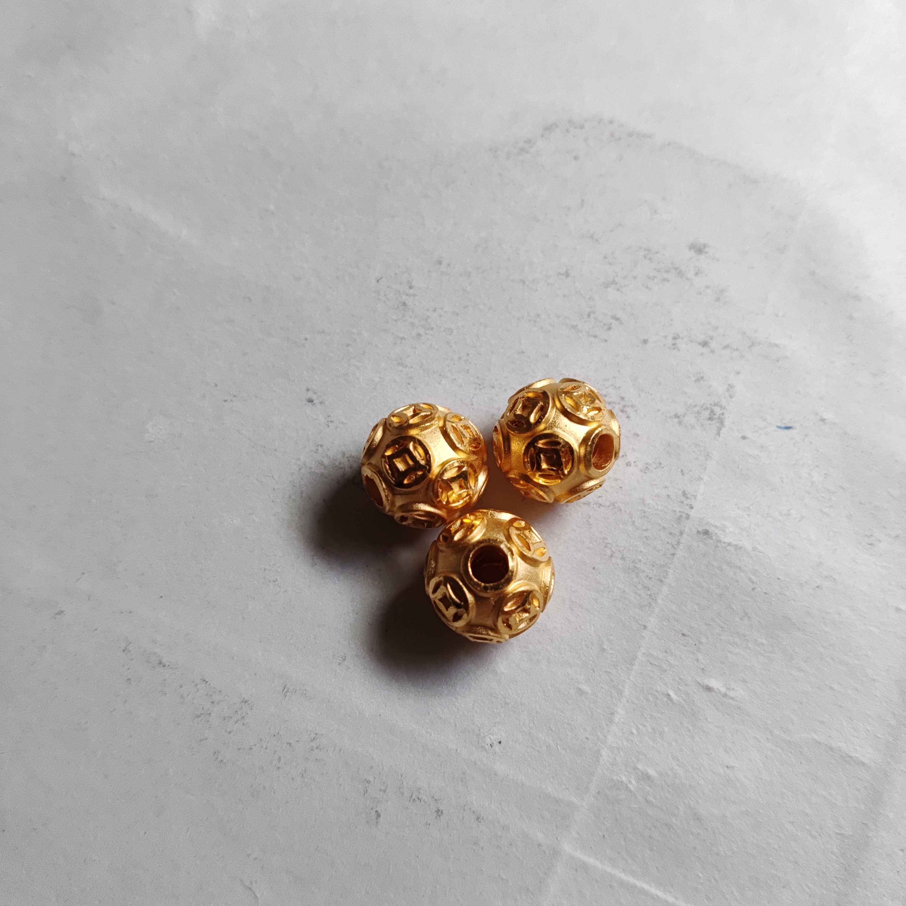 金元宝足金999貔貅珠子首饰