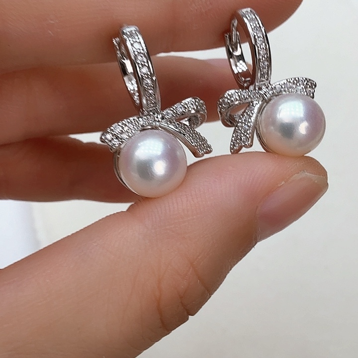 淡水珍珠未镶嵌耳饰