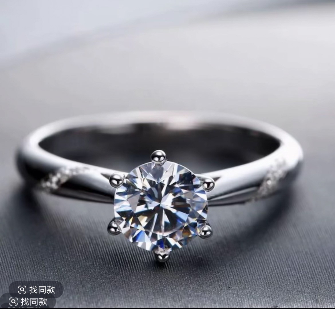 1.0CT  T灵家六爪女戒气质