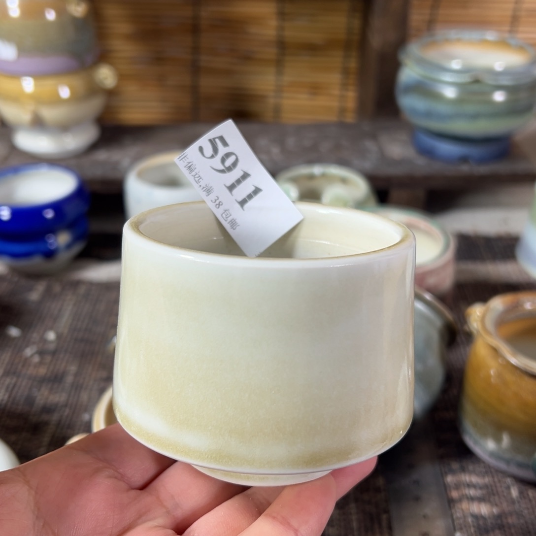 陶瓷景德镇手工花盆