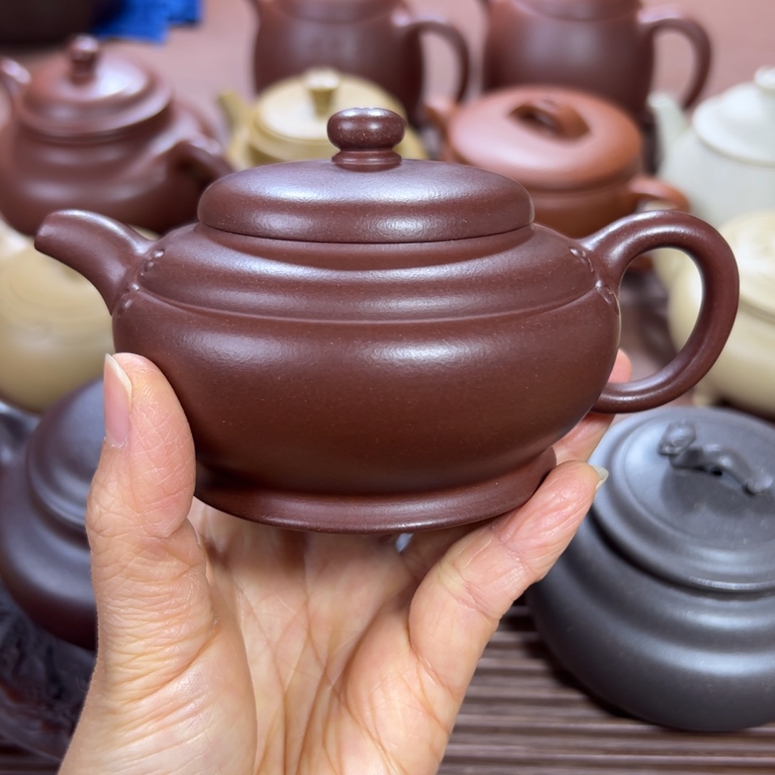 紫泥茶壶龙血砂 步步高升 200cc