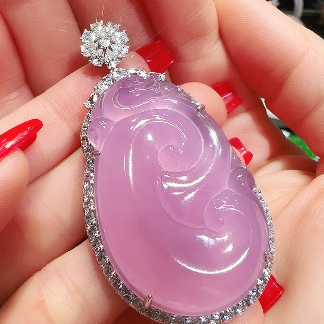 玛瑙/玉髓未镶嵌吊坠