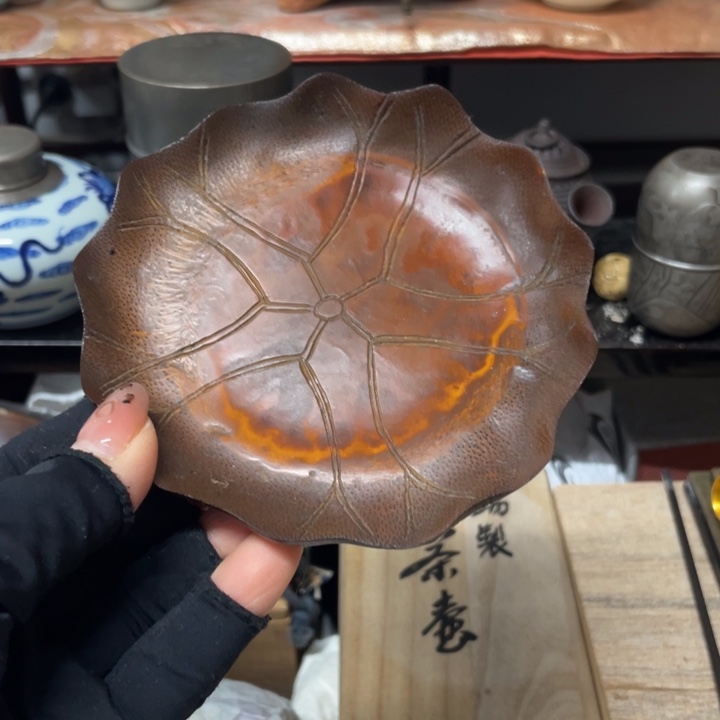 竹中古工艺品摆件