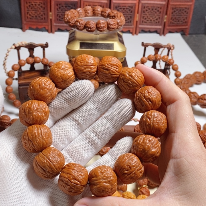 猪***学文玩核桃手串尺寸21