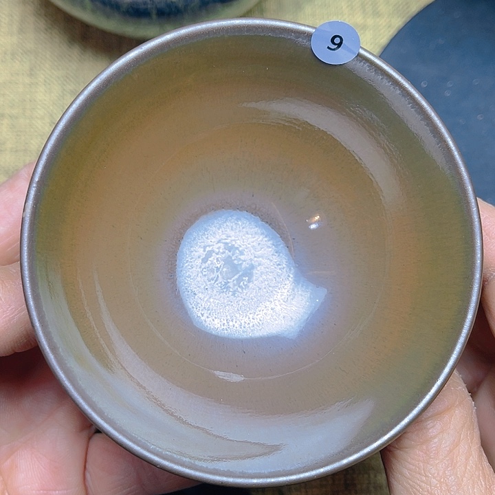 茶盏龙窑柴帝王黄平口器型9.2口径