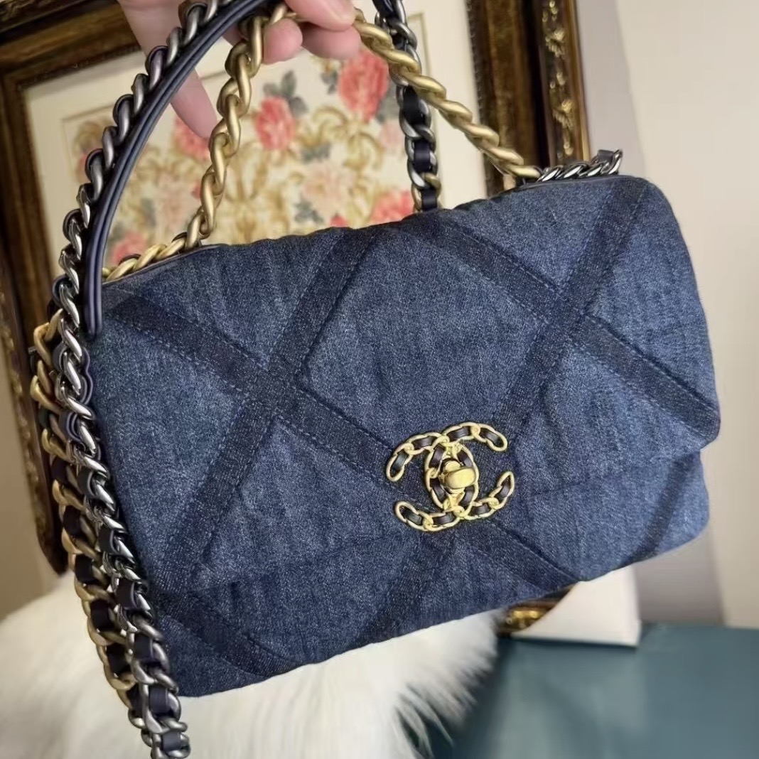 Chanel/香奈儿 单肩包 小号牛仔19bag mx8751/2510