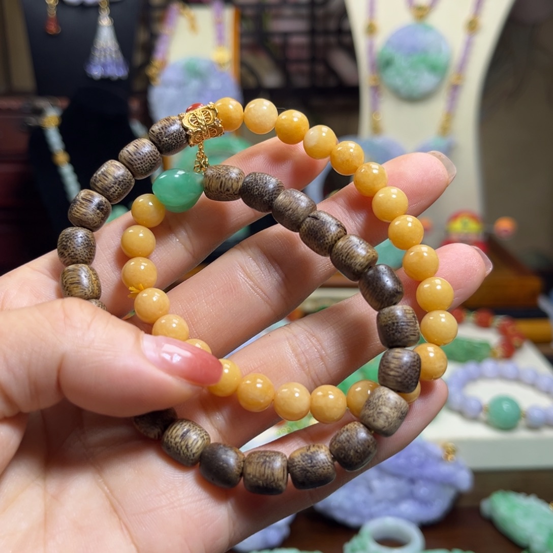 翡翠未镶嵌颈饰天然翡翠