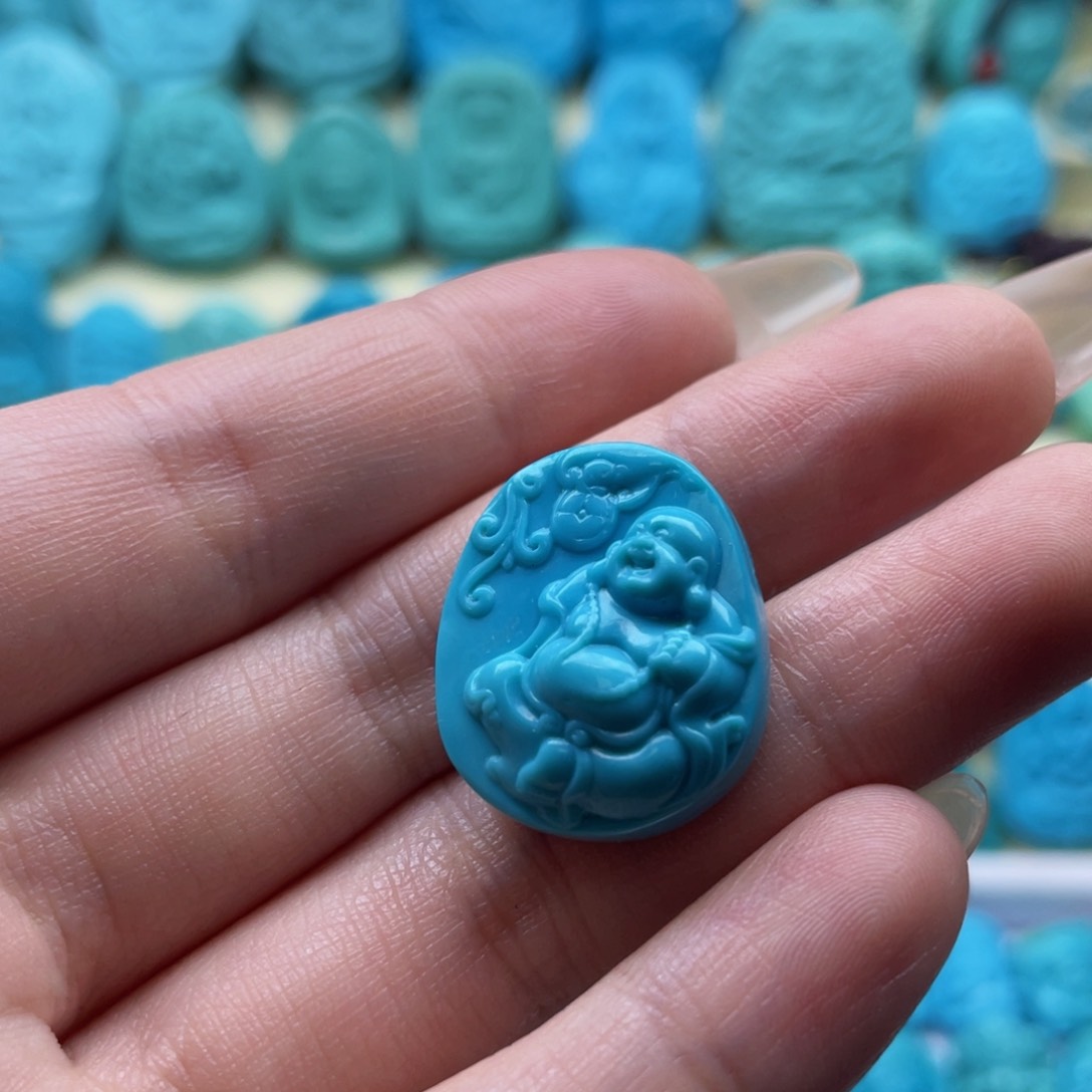 绿松石雕刻未镶嵌