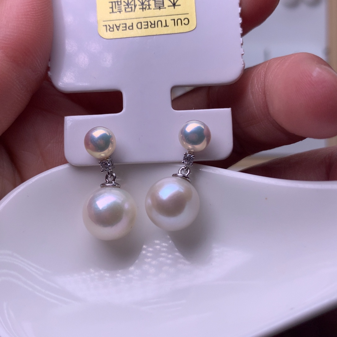 未镶嵌耳饰淡水珍珠