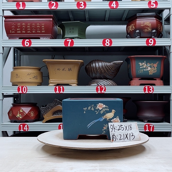 紫砂花盆紫砂花盆