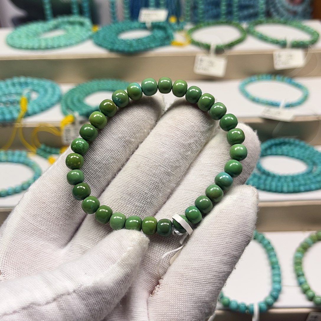 未镶嵌绿松石手链