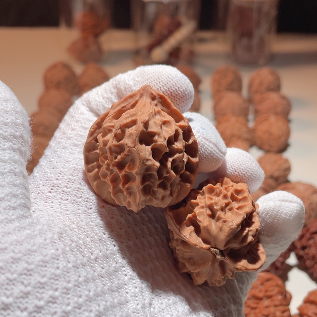 S***j吊坠文玩核桃文玩核桃龙鳞纹38全品