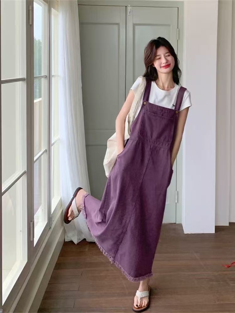 【101-160在这里】熙熙大码女装秋冬显瘦减龄遮肉高级感背带裙