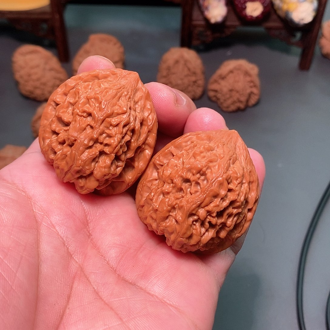 吊坠文玩核桃41尺，全品石头