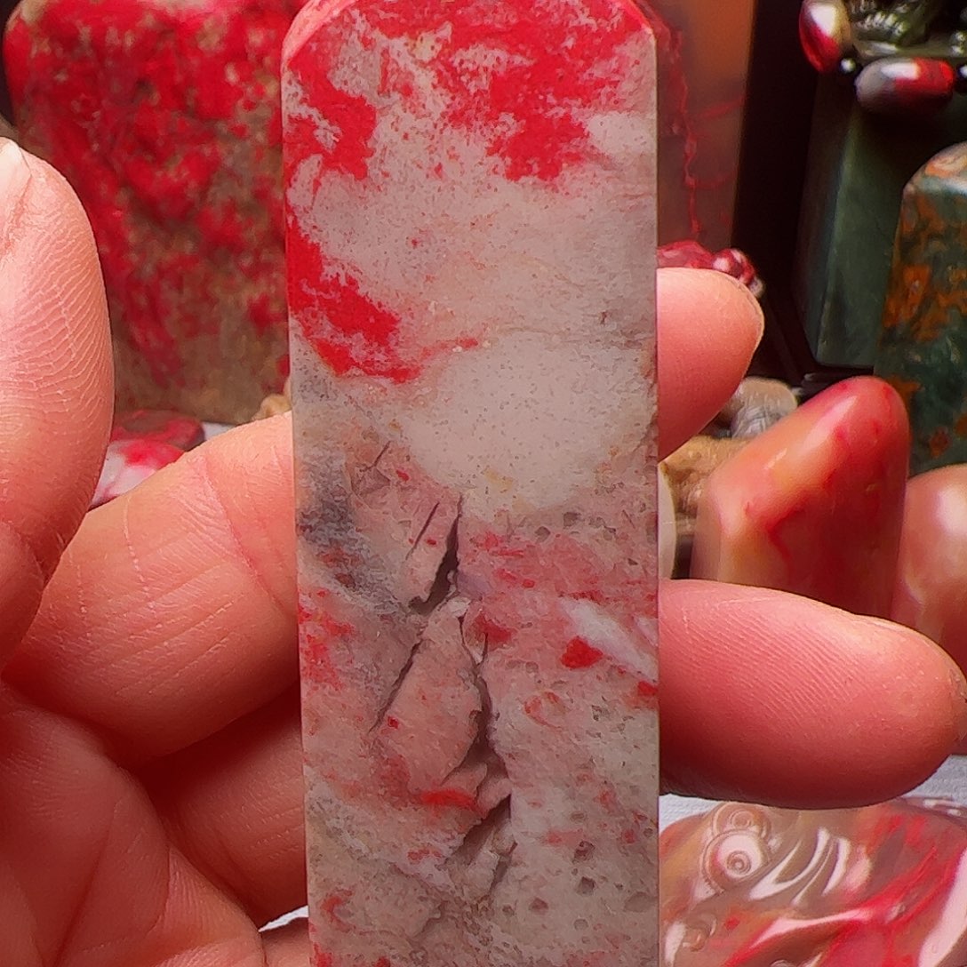 昌化石昌化鸡血石印章