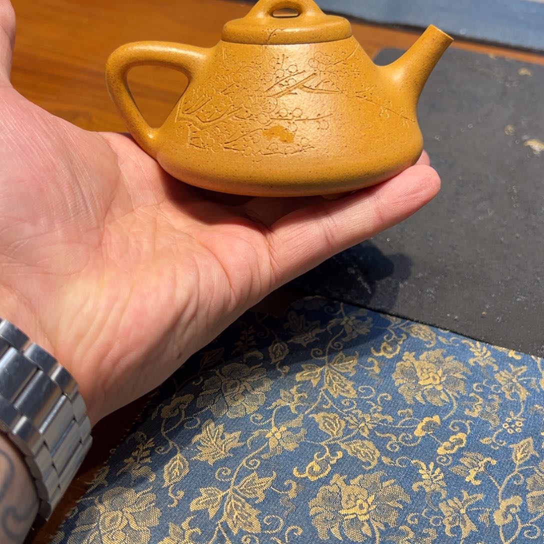 茶壶紫砂全手工子冶微瑕160毫升