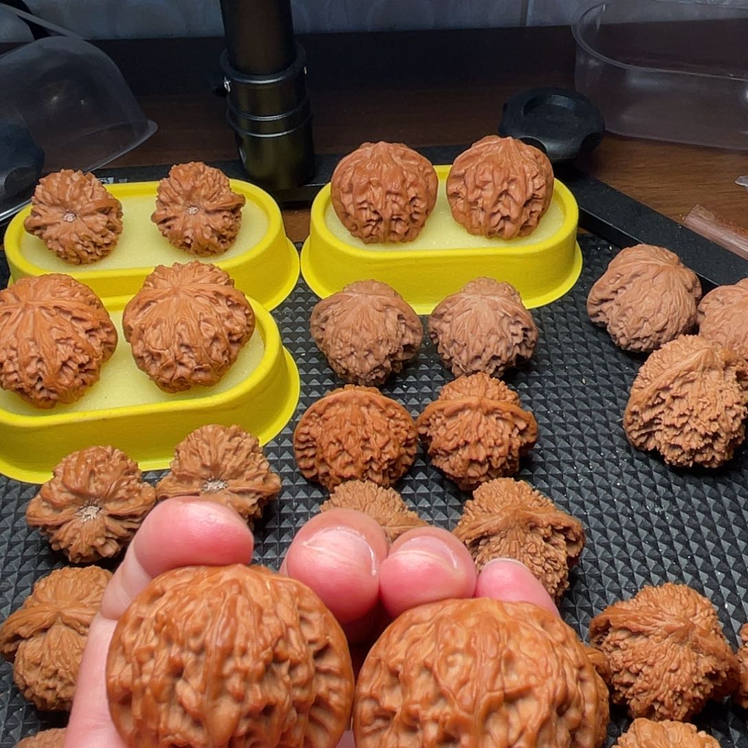 夫***瑞吊坠文玩核桃磨盘