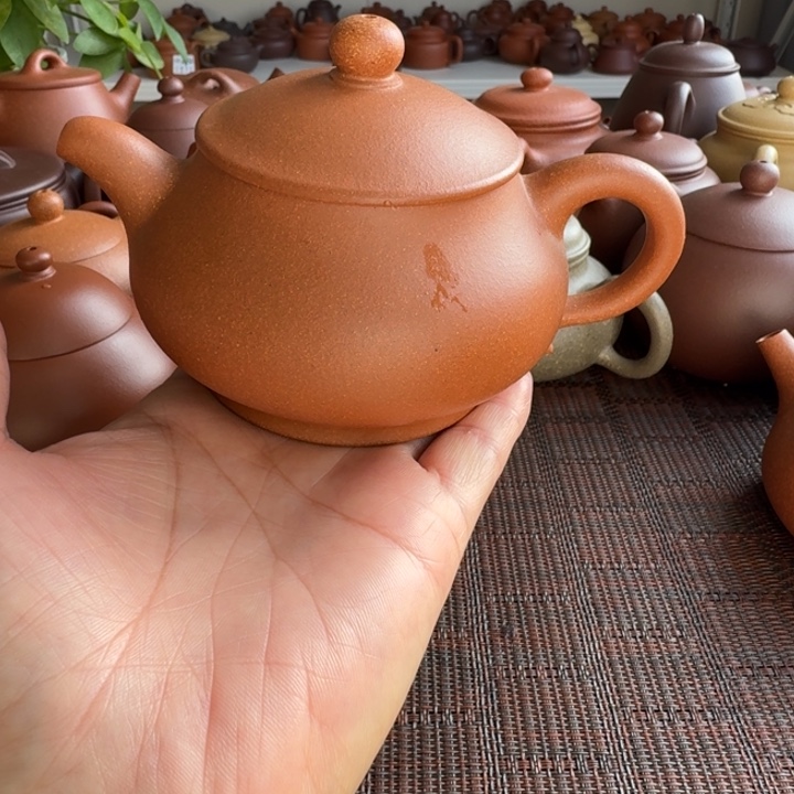 紫砂茶杯将坡潘壶220cc
