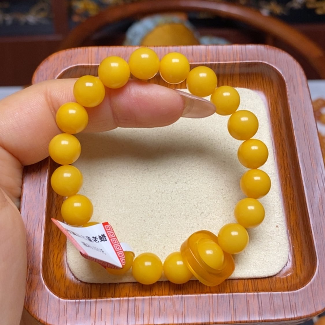 【闪购商品】蜜蜡手链未镶嵌手串