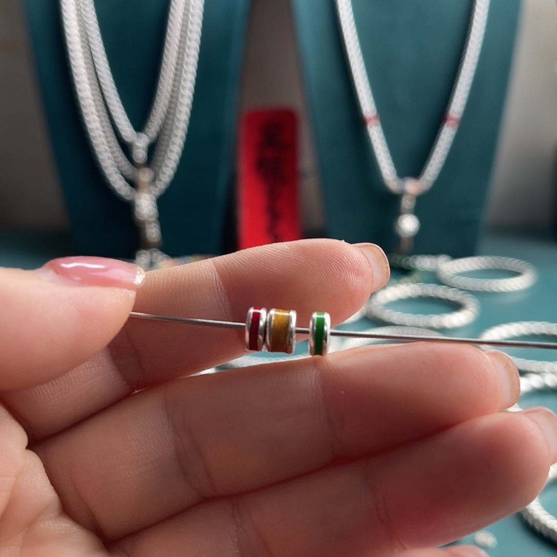 金****足银足银999珐琅3个