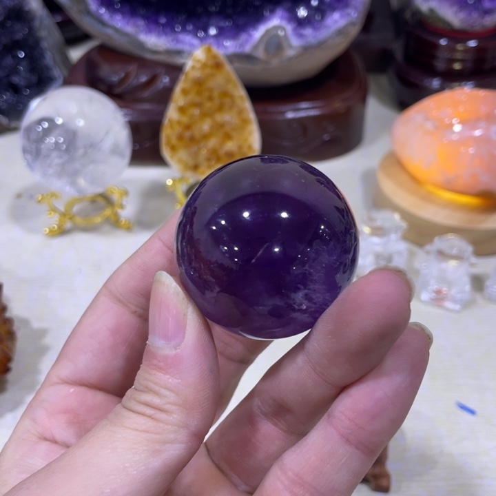 紫晶钱袋子未镶嵌