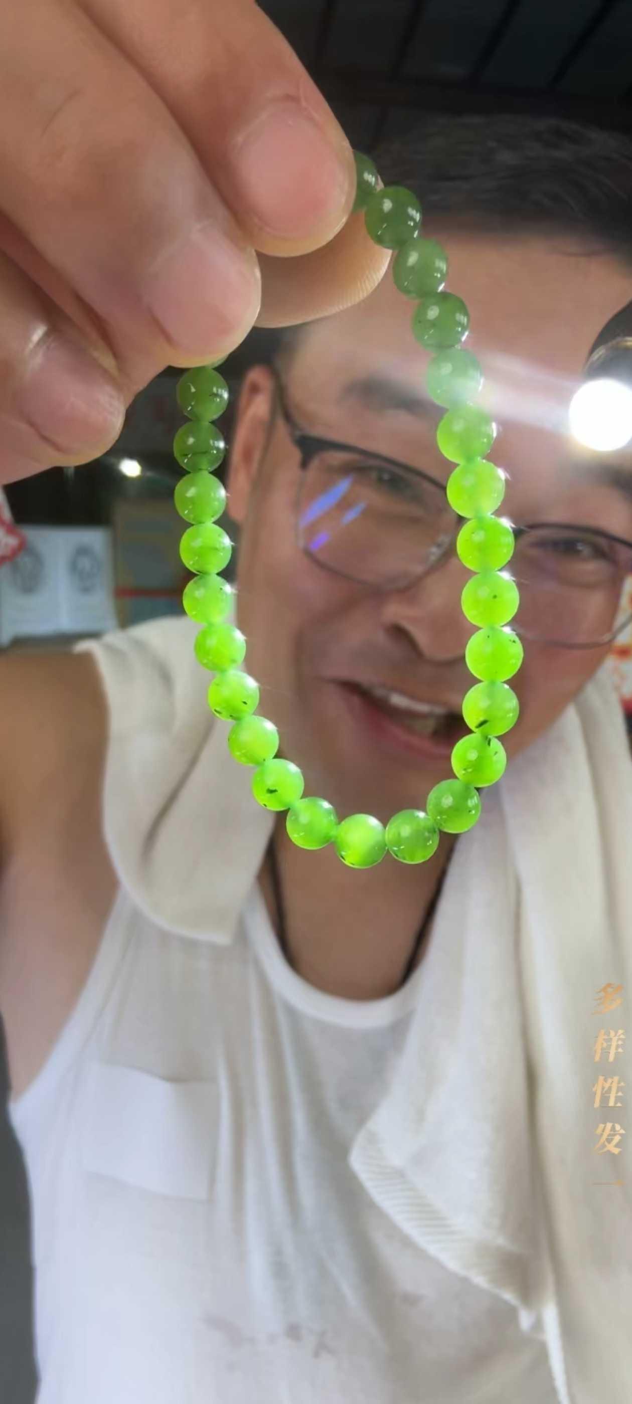 [10.27-一哥精选]和田玉手串 多样性发一 02