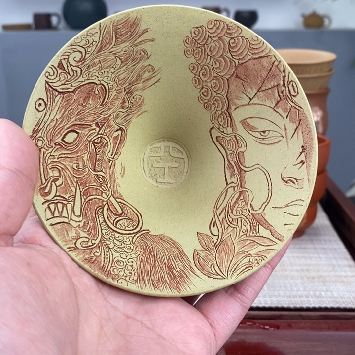 紫砂茶杯宜兴紫砂主人杯