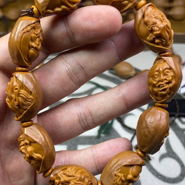 橄榄核手串/手链橄榄核雕工艺手串