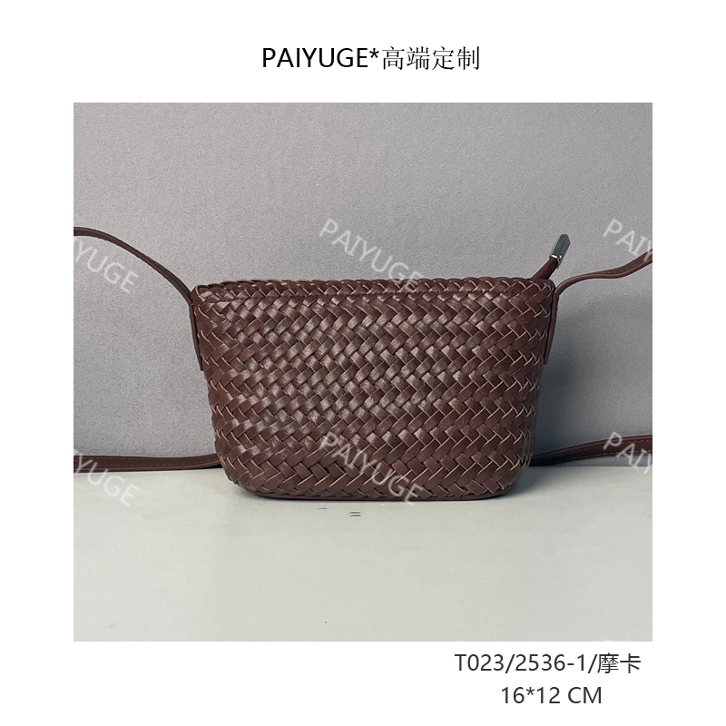 T023/2536-1/摩卡 高端定制时尚女士手提包单肩包斜挎包2490 孤品