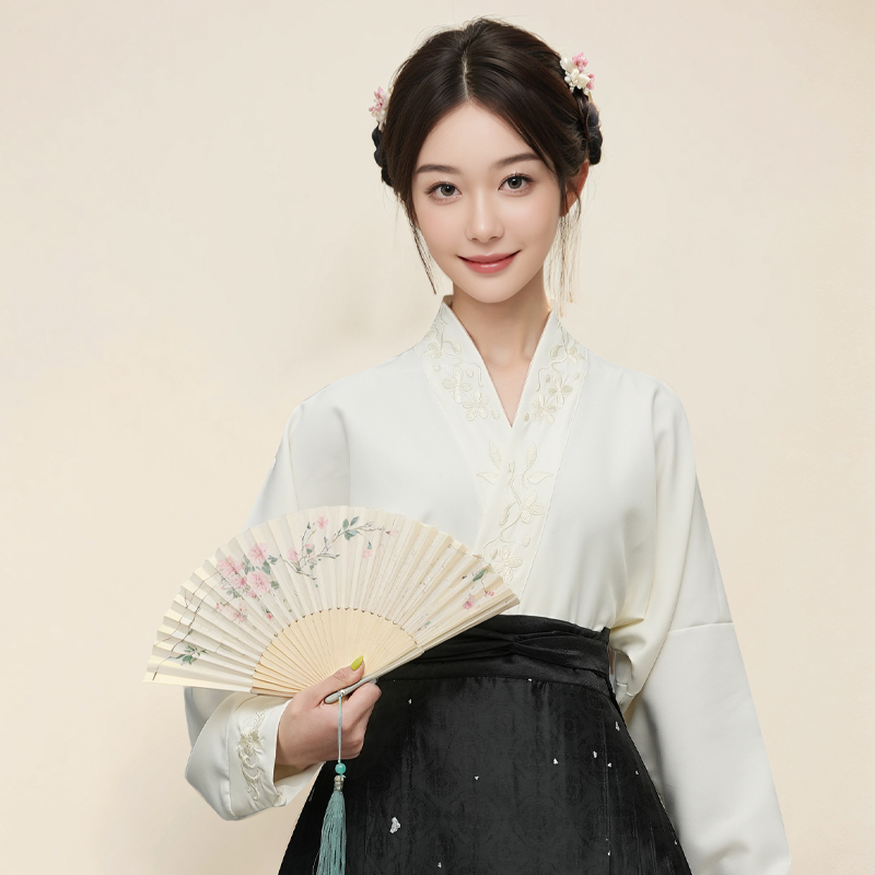 【花千月】中式婉约薄款透气舒适抗菌简约防晒通勤上衣