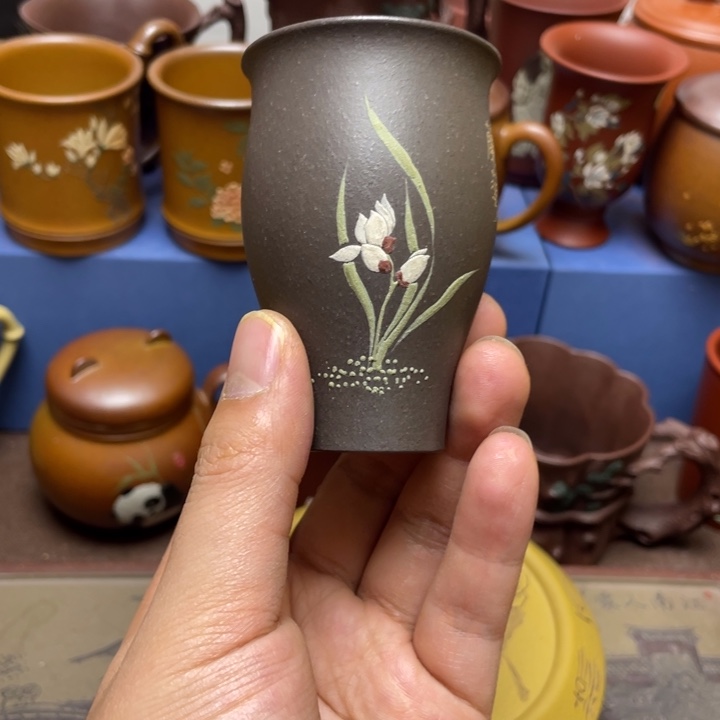 紫砂茶杯紫砂主人杯
