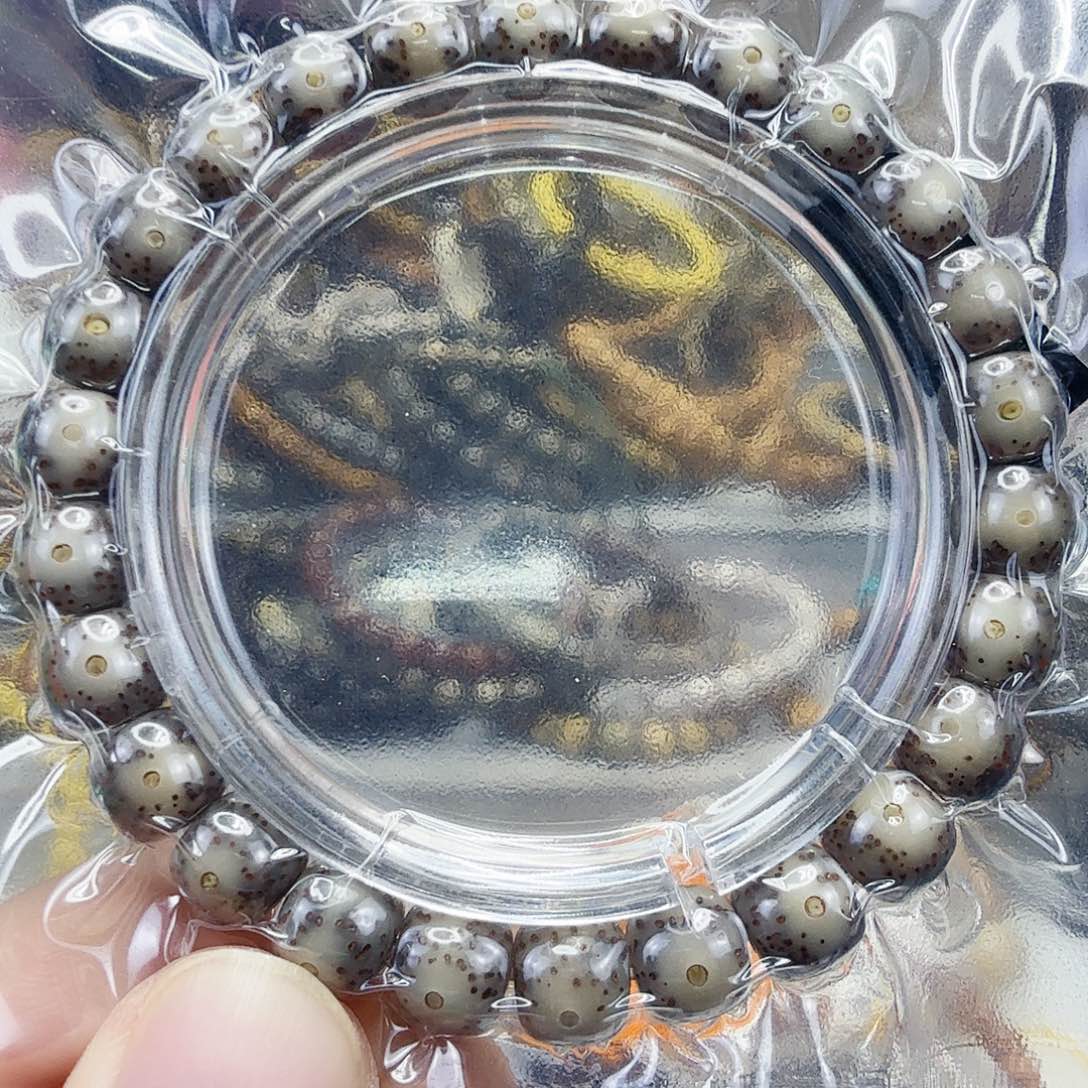 手串星月菩提23殿堂卡姿兰大眼睛黑冰星月菩提单圈0.9