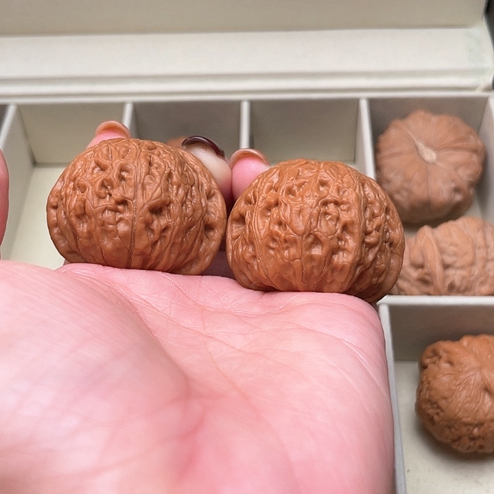 桃核把件发****头42尺寸全品铁锤