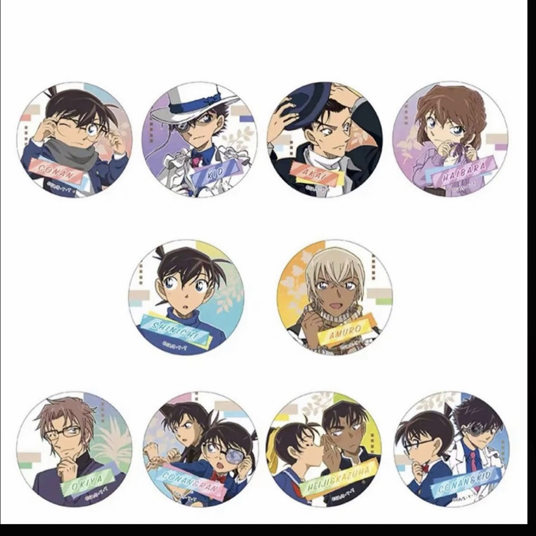 【龙龙日谷】【日谷潮玩】名侦探柯南－秋服吧唧 日谷盲盒