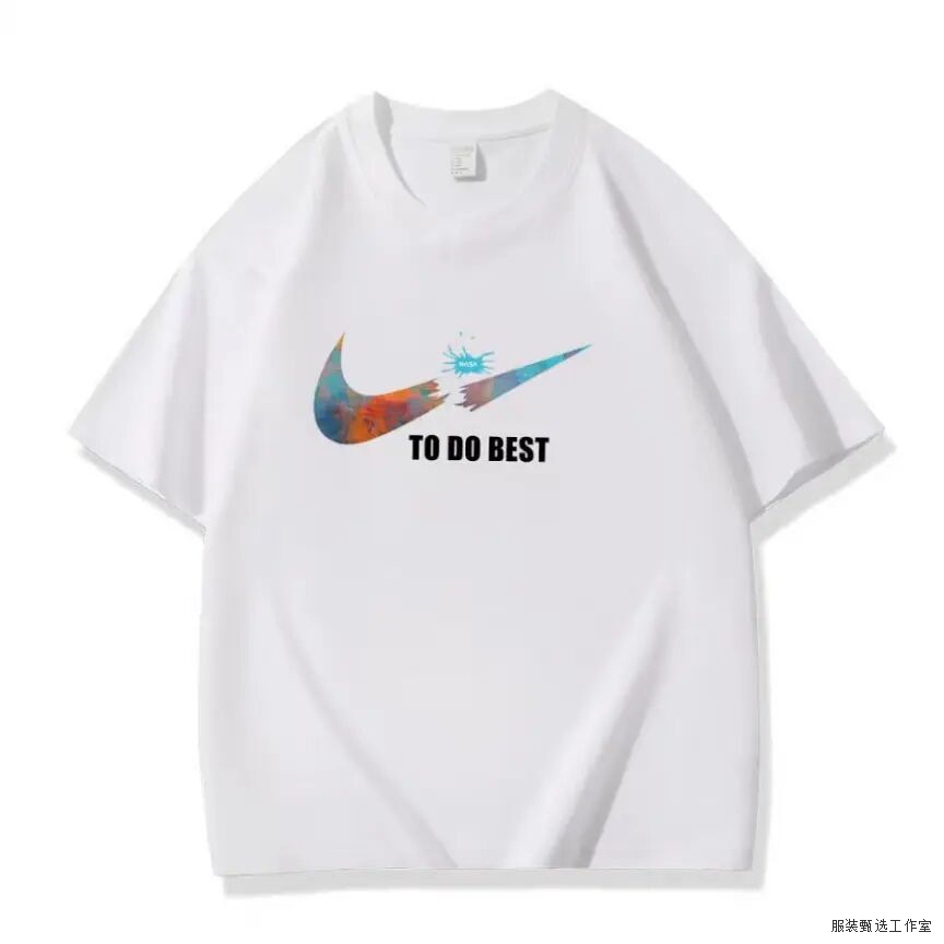 【一折粉丝福利】潮牌男女同款圆领百搭T恤