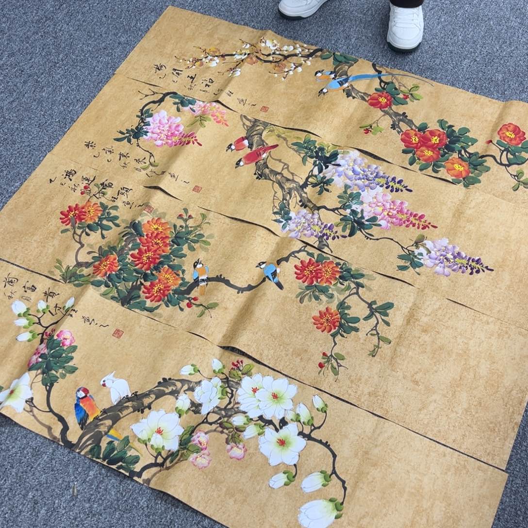 国画纯手绘字画宣纸
