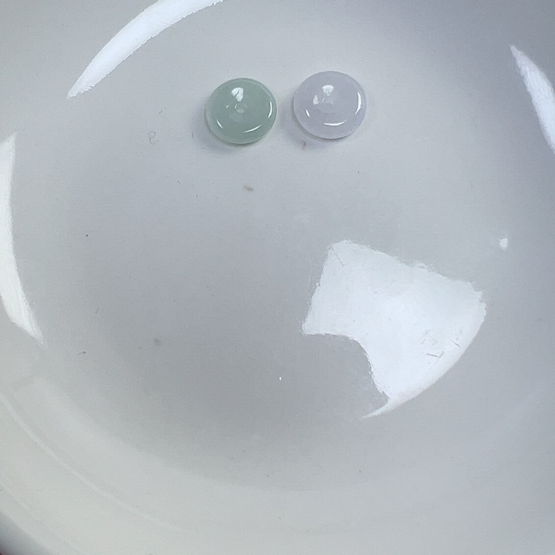 翡翠散珠泰****司平安扣2个