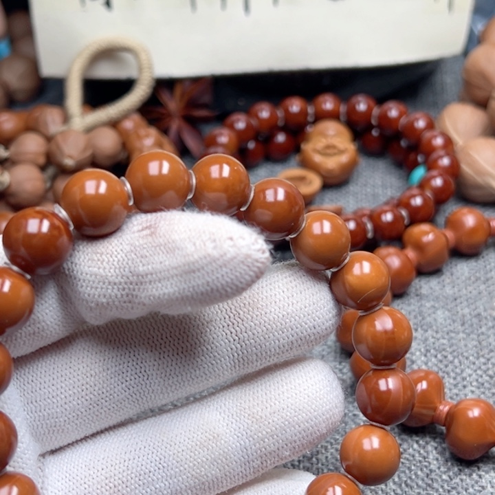 华***钢手串橄榄核1.19福利超小孔